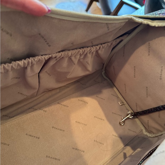 Black Ombré Brahmin Melbourne Collection Talulla Weekender Bag!  Gorgeous!!! - Picture 8 of 11